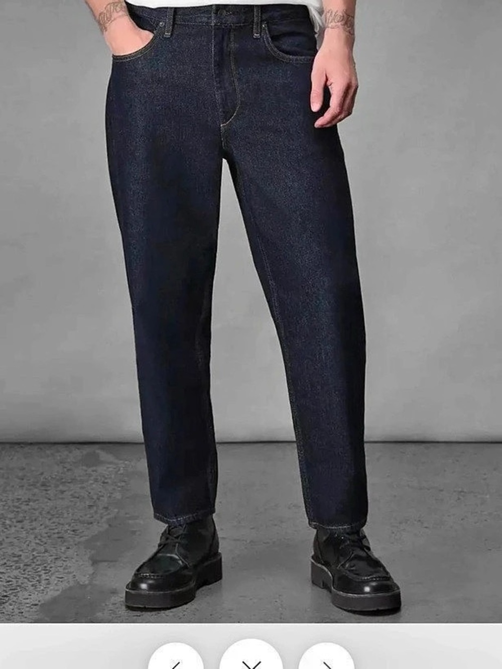 Rag & Bone RB Tapered Leg Dark Denim Jeans Size 32 NWT